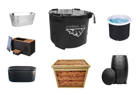 Image of various ice baths options