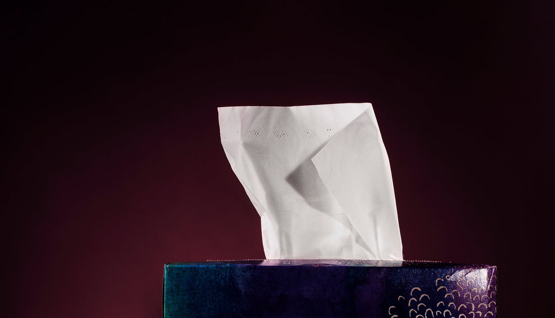 Box of tissues for cold and flu season.