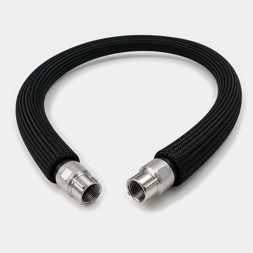 Insulated hoses 6 ft (1.8 m), quick-connect on both ends